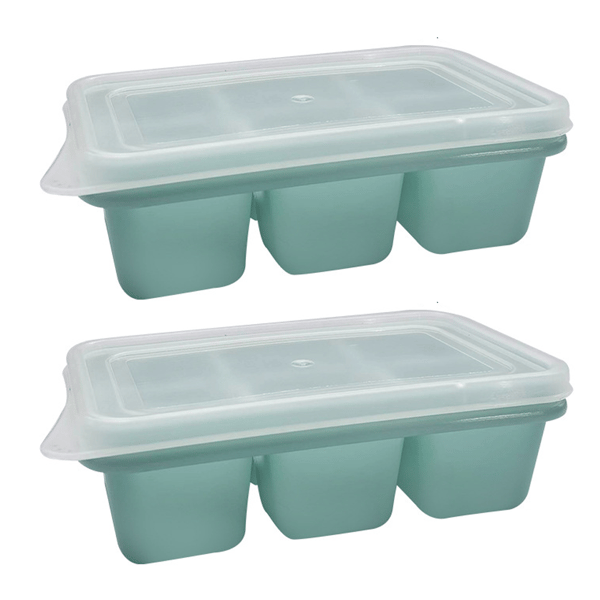 2-pack isformar - mjuk botten grön