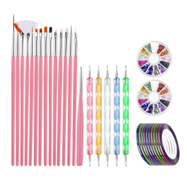 Nagelkonstset Diamantset-Puderpenna