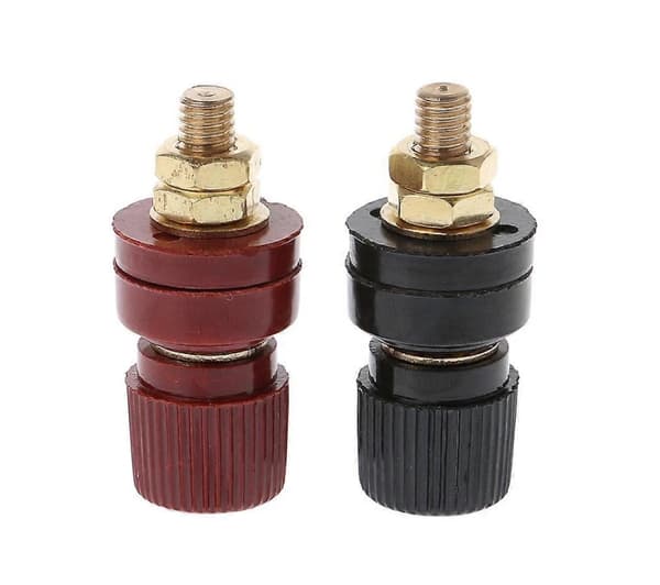 Par 6mm 333 Bindingspost for effektforsterkerterminaler AC-strømadapter