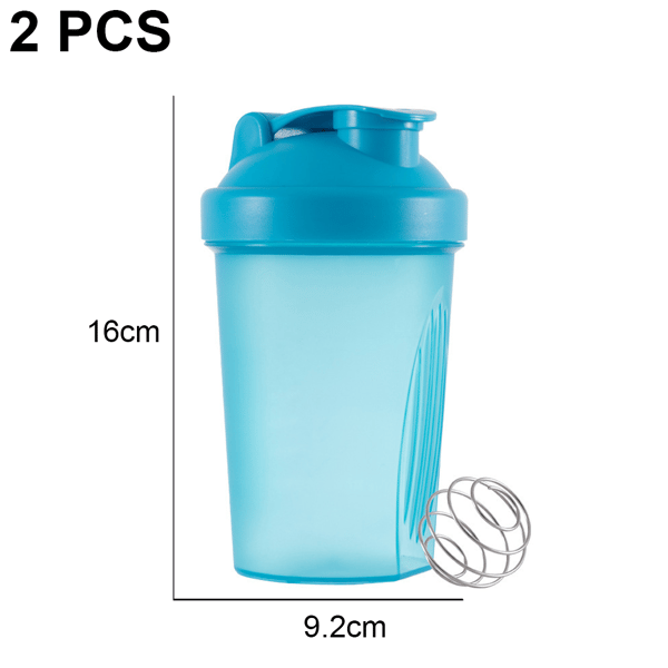 2 st proteinpulver sportflaska - blå