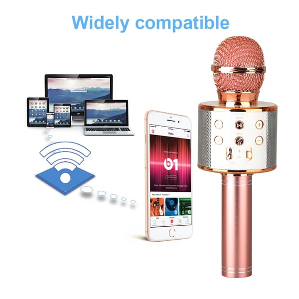 LX-Rose Gold Trådlös Bluetooth-mikrofon
