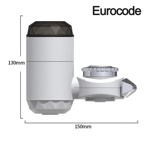 Elektrisk vattenkran-digital display-Engelsk europeisk standard