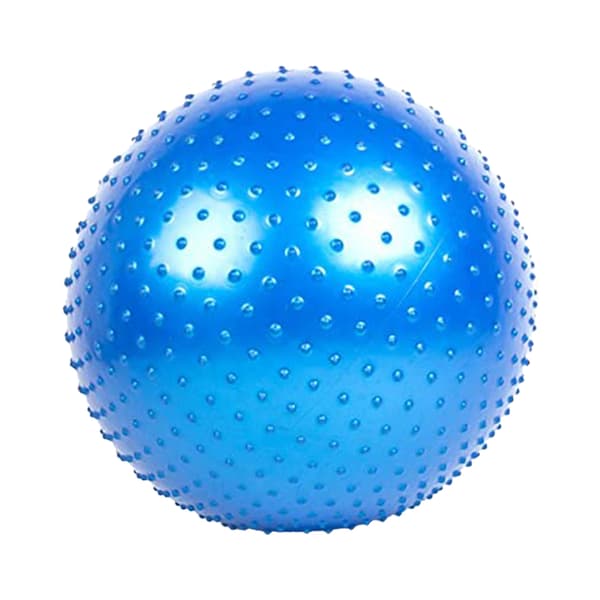 Yogaboll massagetyp-45cm-blå+pump+luftdragare+luftplugg