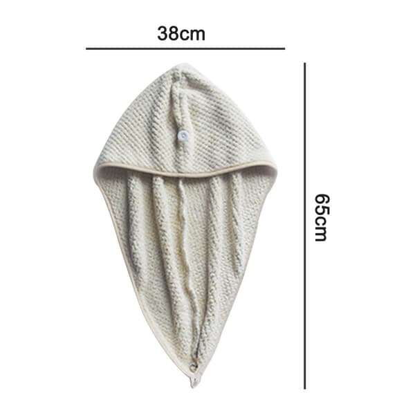 2st 65*38CM Ananas Torr Hårmössa - Beige