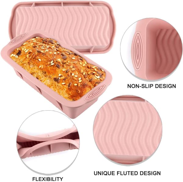 2 stk Bakekakeform-Nordisk Rosa