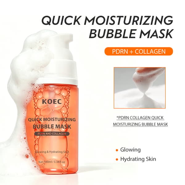 KOEC Collagen PDRN Bubble Mask 30 sekunders hurtig løftende boblemaske