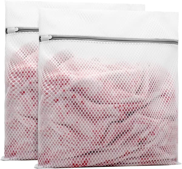 1 stk vaskepose til vaskemaskine, netpose mod deformation, 50 cm