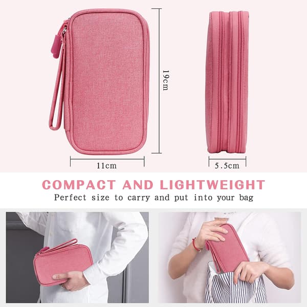 Elektronisk opbevaringstaske (pink)