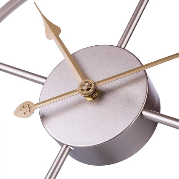 Sølv diameter 50cm-veggklokke