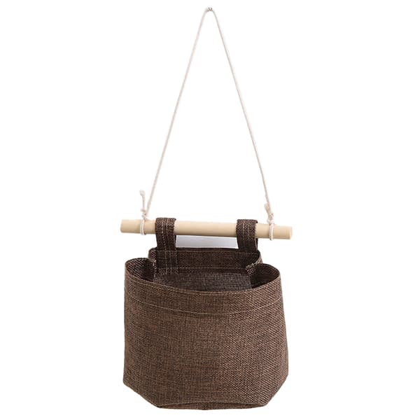 Förvaringshängväska-enkelpack (14*15*7CM)-kaffe