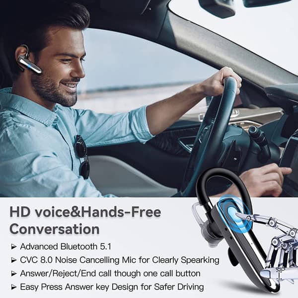 Ørekrok overvåking trådløst bluetooth-headset - YYK-530-1