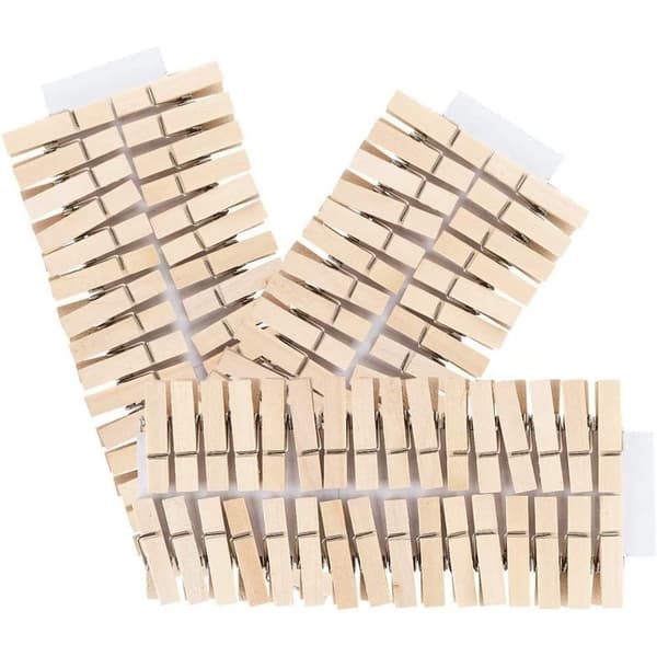 100 stk miniklemmer - original trefarge