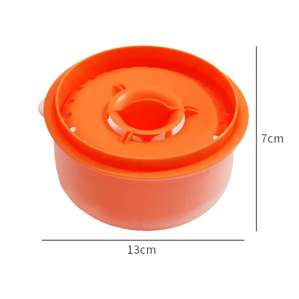 Äggvite- och ägguleseparator för hushåll - Orange
