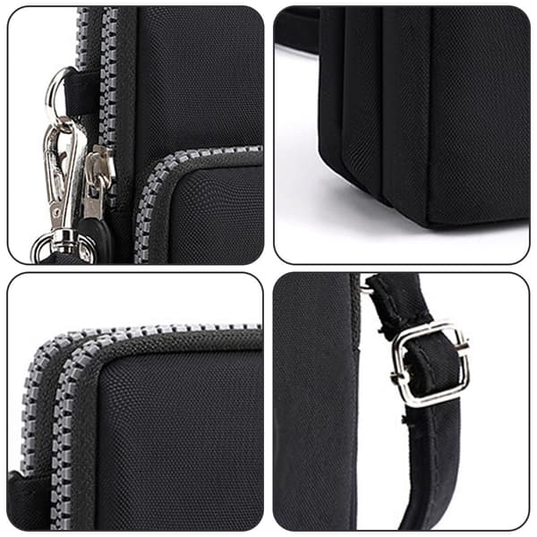 Crossbody Telefon Taske - Sort