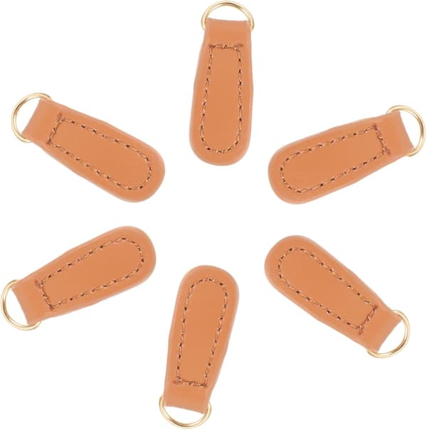 Leather Zipper Pulls for Jackets and Clothing Portable and Easy to Replace