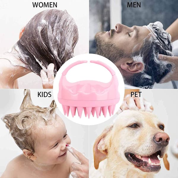 Hovedmassagebørsterenser - Pink