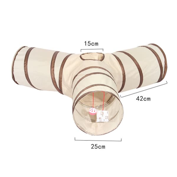 Y-type 65*65*25 trevejs ringende papir kattekanal - kaffe + ris