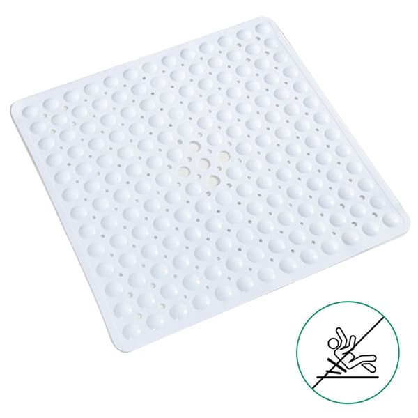 53X53PVC Badrum Halkfri Matta-Vit