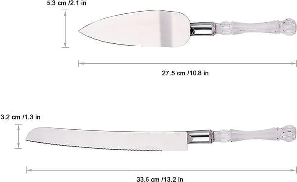 Ett set - Tårtspade - Vit låda