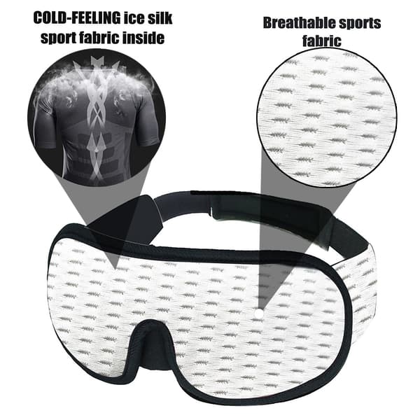 Sovemaske - Medium Hvit