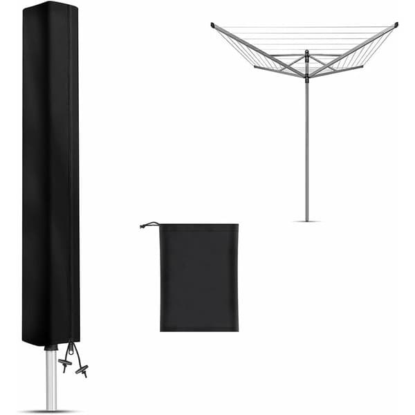 Tørrestativovertræk sort 210D 168*30*30cm