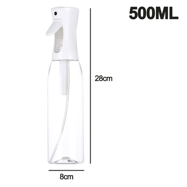 Öljysuihkepullo - valkoinen 500ml - muovipullo