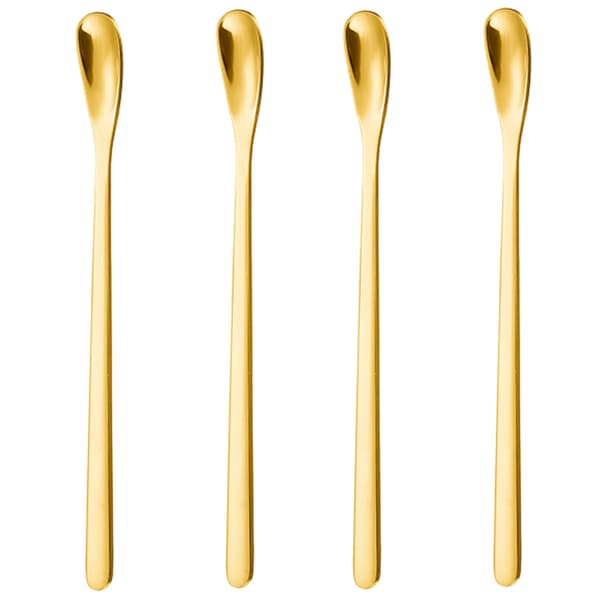 4 små barskedar - 14 cm guld