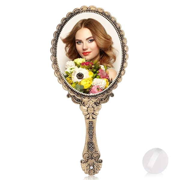 1 stk. makeupspejl (bronze)