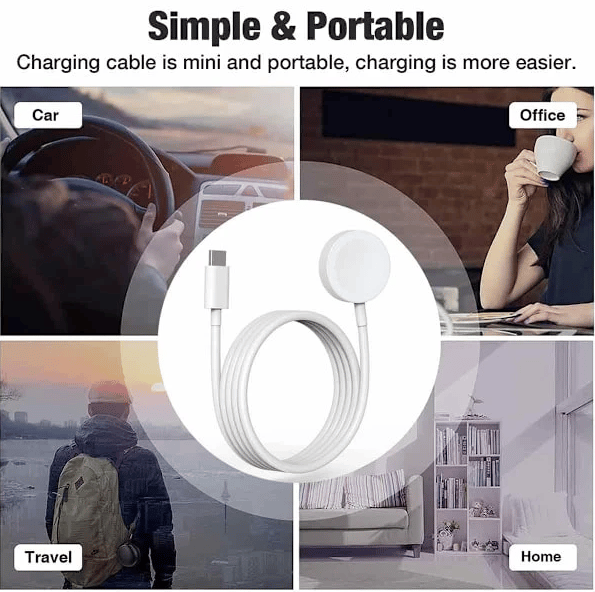 Apple Watch USB-C snabbladdande smartklockladdare