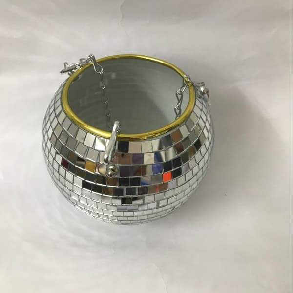 Trädgårdskrukor Disco Ball Planter Utomhuskrukor Rep Hängande Korg Vägg Sovrum Trädgård