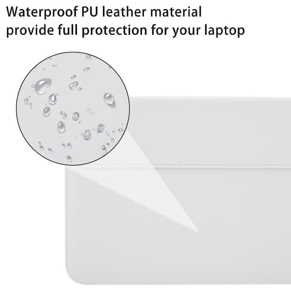 Laptop Sleeve - Hvid - 15 Tommer