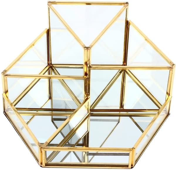 Hexagonal verktygsförvaringslåda-kosmetisk förvaringslåda