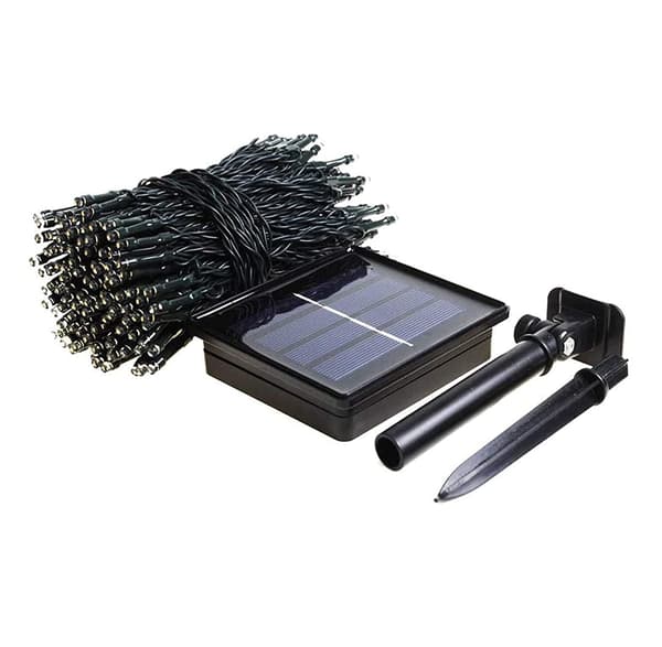 LX-Varm Hvid-22m 200 Lys Solar (Otte Tilstande)-Lyskæde
