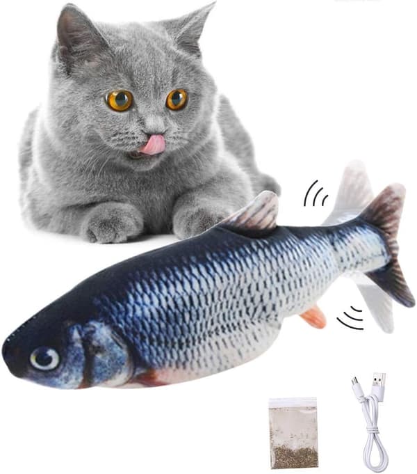 Ruda USB-modell utan sånger - kattviftande svansfisk
