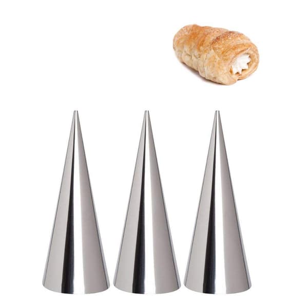 12 stk. croissantform i rustfrit stål 12 cm stor