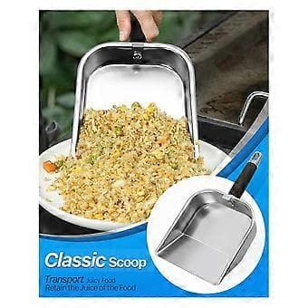 Griddle-spade for Blackstone med Any-Edge-krok, bærbar matløfter i rustfritt stål for steking