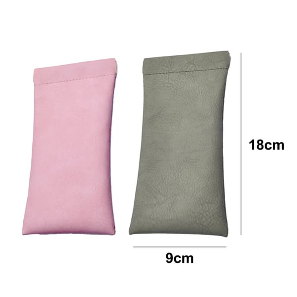 2st Solglasögon Förvaringsväska-Rosa+Grön