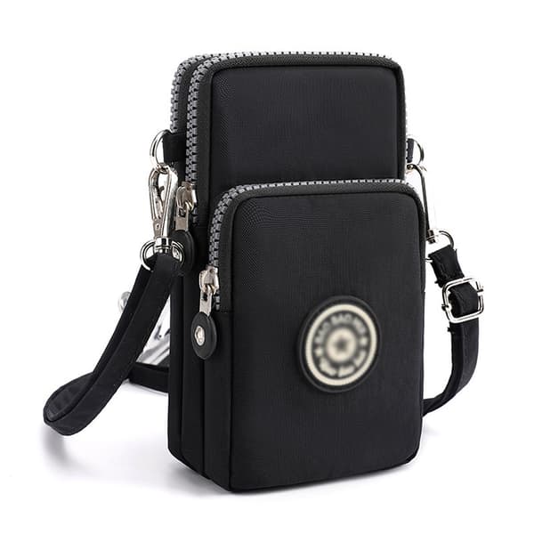 Crossbody Telefon Taske - Sort
