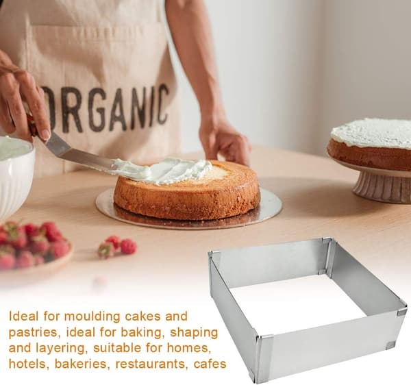 Mousse kageform - [Farveboks] 15*15~27,5*27,5cm