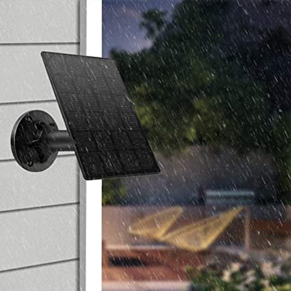Utendørs solcellepanel-CSP-4W-Svart
