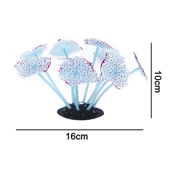 SH001 Akvarium Korallplante Dekor-Blå