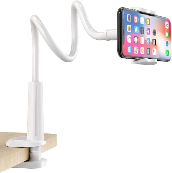 Lat telefonhållare - 80 cm ren vit