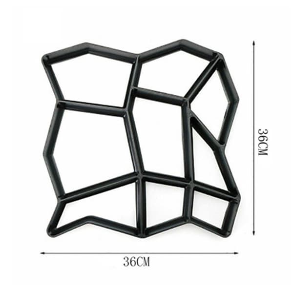 Jordtegelform - Typ A: 36*36cm