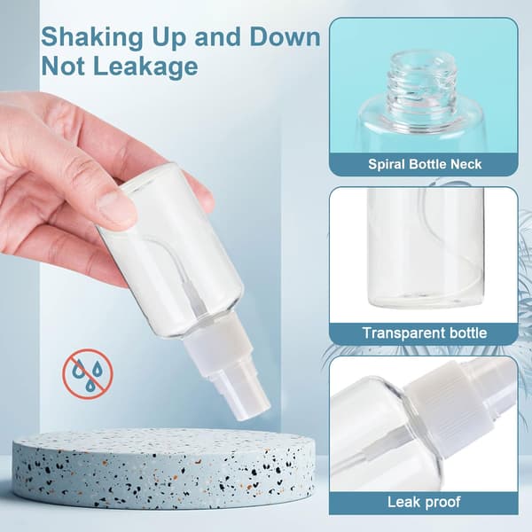 3 kpl suihkepullo - 50 ml paksu