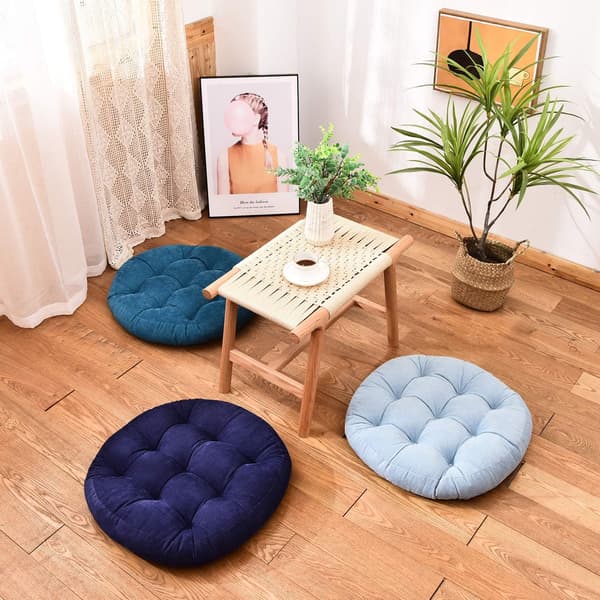 1 stk setepute gulvmatte (marineblå 55*55cm)