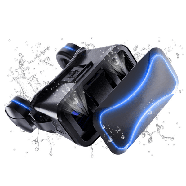 3D Panoraama VR-lasit kuulokkeet-J30Y1 Musta + Turvakaapeli