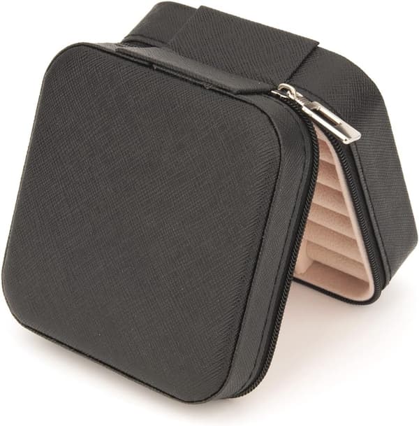ins macaron farve smykkeopbevaringsboks-sort-10*10*5cm