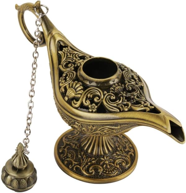 Ønskelampe Aromaterapi Brænder - Bronze - 1 stk