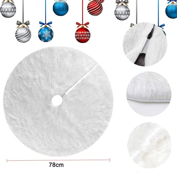 Pehmeä joulukuusen matto - 78cm