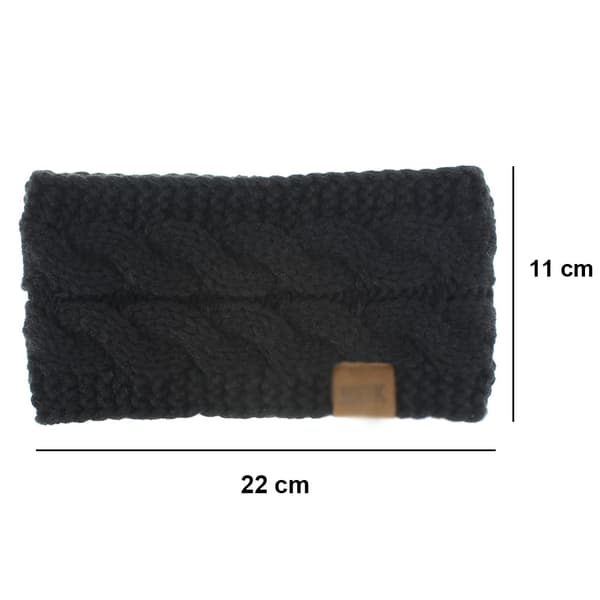 2 kpl Pehmo Neulottu Panta - Musta + Beige